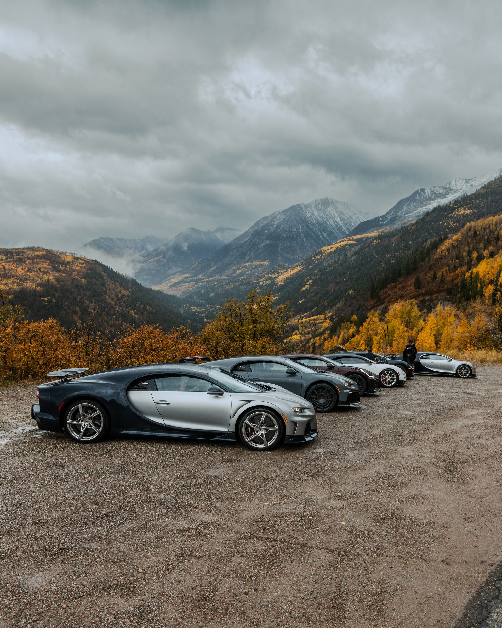 Les participants au Bugatti Grand Tour America 2023 ont pu profiter de vues magnifiques.
